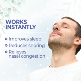 Nose Plasters Snoring Pack of 30 Nose Plasters Better Breathing Snoring Stopper, Anti Snoring Plasters for Better Breathing During Sleep & Sports, Aid Against Snoring Prevent Nose Separator