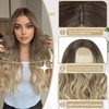 BUPPLER Cosplay Long Ombre Blonde Wig 26 Inch Middle Part