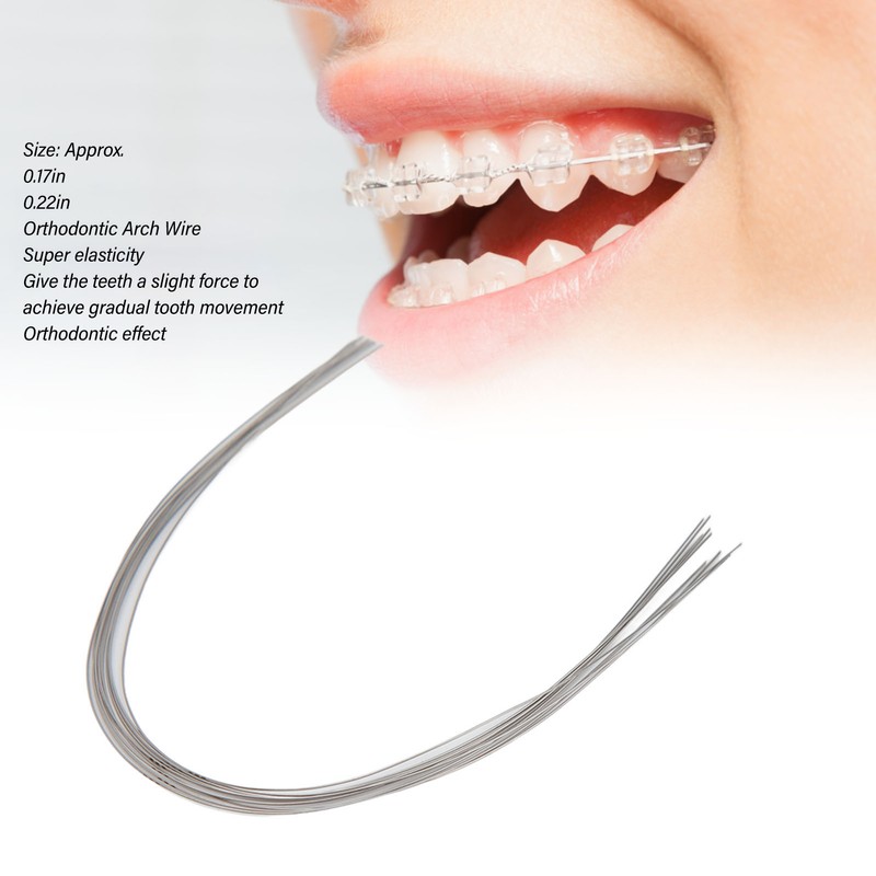 50pcs Dental Orthodontic Arch Wire Stainless Steel Orthodontic Rectangular Arch