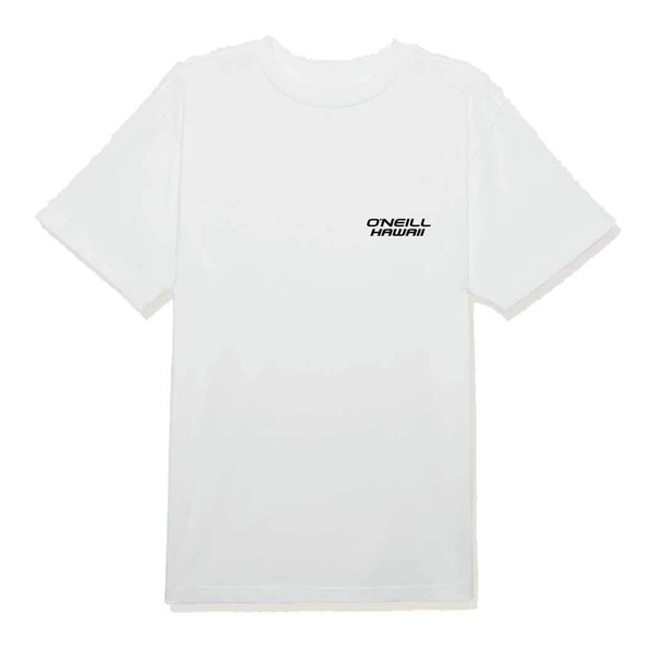 O'NEILL Men's Printables S/S Screen Tee - White - X-Large,