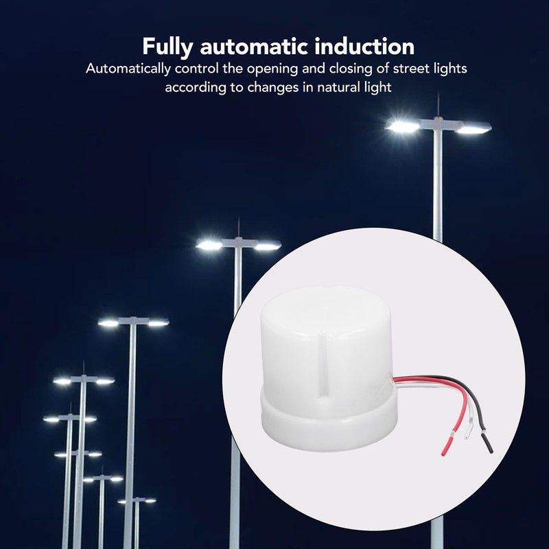 Photocell Street Light Switch Automatic Rainproof Adjustable Outdoor Street Light
