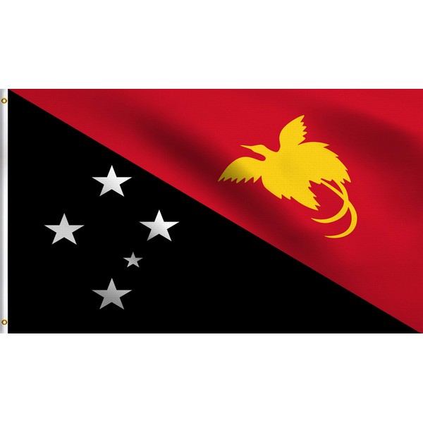 DMSE Papua New Guinea Papuan Flag 3X5 Ft Foot 100%