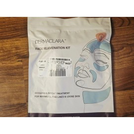 Dermaclara Face Rejuvenation Patch Kit New Neck Forehead Mouth Eyes Derma Clara