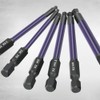 Saipe 12pcs Ball End Hex Bit Set, 75mm/3" Length Ball