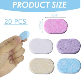 20 PCS Soap Refill for Raindrop, foaming Hand Wash, Method Foaming Hand Was, Foaming Hand Soap Refill Tablets, Eco-Friendly Sustainable Compressed Foaming Hand Soap for Kitchen And Bathroom