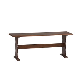 Linon Chelsea Walnut Bench