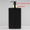 6PCS Black Plastic 24/410 Soap Dispenser Pump Replacement Lotion Bottle