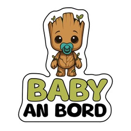 Baby on Board Aufkleber Auto, Baby Superhero, Wetterfest und UV-Beständig aufkleber auto, Sticker for Car