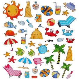Hobby Design Sticker * Sommer - Urlaub - Strand - Meer * Aufkleber