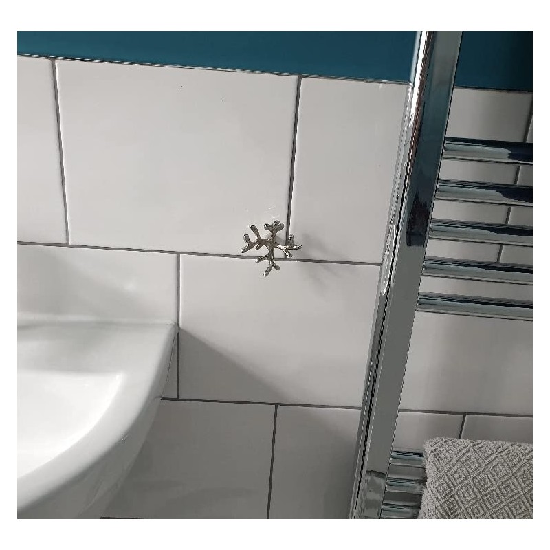 Coral Metal Knob Drawer Pull in Gold Bronze Copper Silver