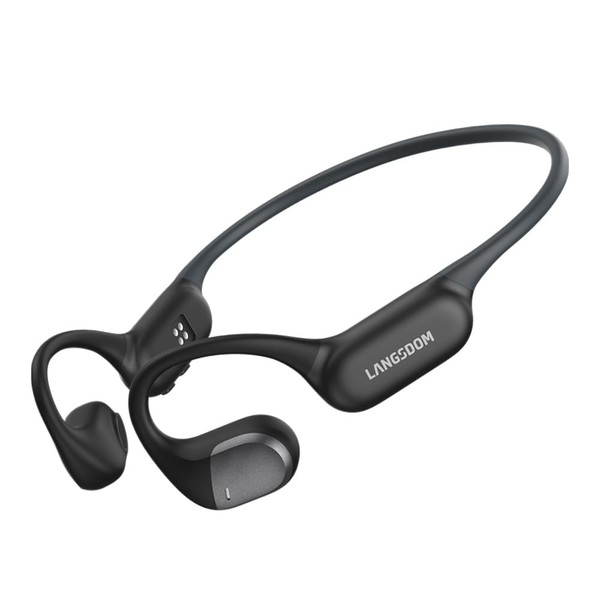 Langsdom Running Headphones AirWare Pro, Open Ear Lightweight Skin-Friendly Comfort,