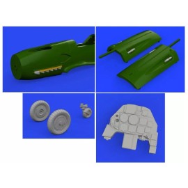 Unbranded Eduard 674010 1/72 Aircraft- Bf109G6 LooKplus for EDU (Mask, Photo-Etch & Resin)