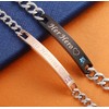 His or Hers Matching Set His Heroine Her Hero Titanium