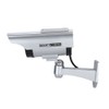 Solar Powered Fake Camera Outdoor CCTV Surveillance Security Camera LED