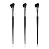 Nose Contour Brush, 3Pcs Eye Brow Contouring Brush Half Fan-Shape