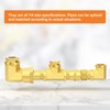 GASHER 104Pcs Brass Pipe Fittings Assortment Kit, Reducing Adapter, Hex