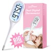 Digital Basal Body Oral Thermometer: Easy@Home Large Backlit Display -