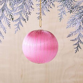 West Elm Street Vintage Satin Ball Christmas Ornaments