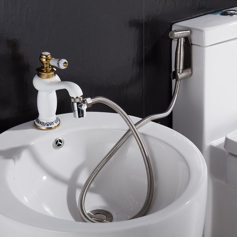 CIENCIA Brass Sink Faucet Diverter Valve to Sink Hose Sprayer,Faucet