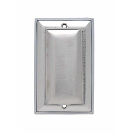 Legrand Pass & Seymour WP26 Dustproof Stainless Steel Wall Plate Cover, 1 Gang, One Vertical Decorator/GFCI Cover, Stainless (1 Count)