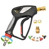 ANJIESENG Short Pressure Washer Gun with 360 Swivel - 5000