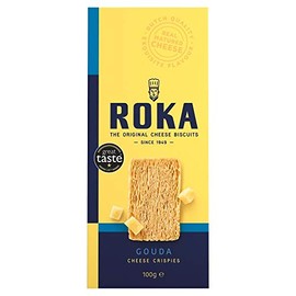 Roka Gouda Cheese Crispies 100 g (Pack of 8)