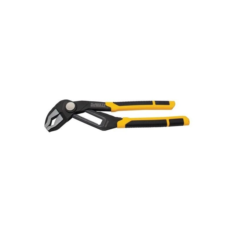 Dewalt DWHT74432 12-inch V-Groove Jaw Pushlock Plier , Yellow