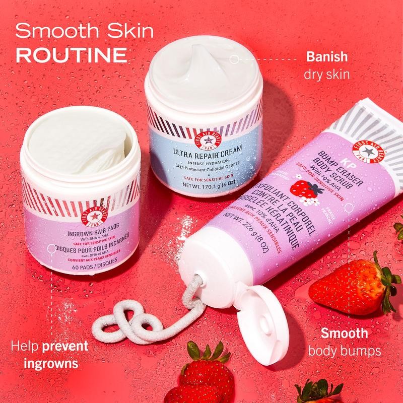 KP Bump Eraser Body Scrub 10% AHA Fresh Strawberry:_2 oz