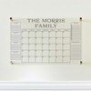 Large Clear Acrylic Monthly Calendar for wall | Dry-Erase Message