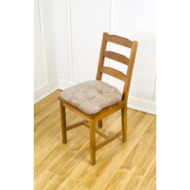 Elrene Home Fashions - Funda de Asiento de Silla de Vinilo Transparente de Gran tamaño (Juego de 4), Transparente, 16 x 17 Pulgadas