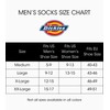 Dickies Men's Dri-Tech Moisture Control Quarter Socks Multi-Pack, Grey/Blue/Brown (6