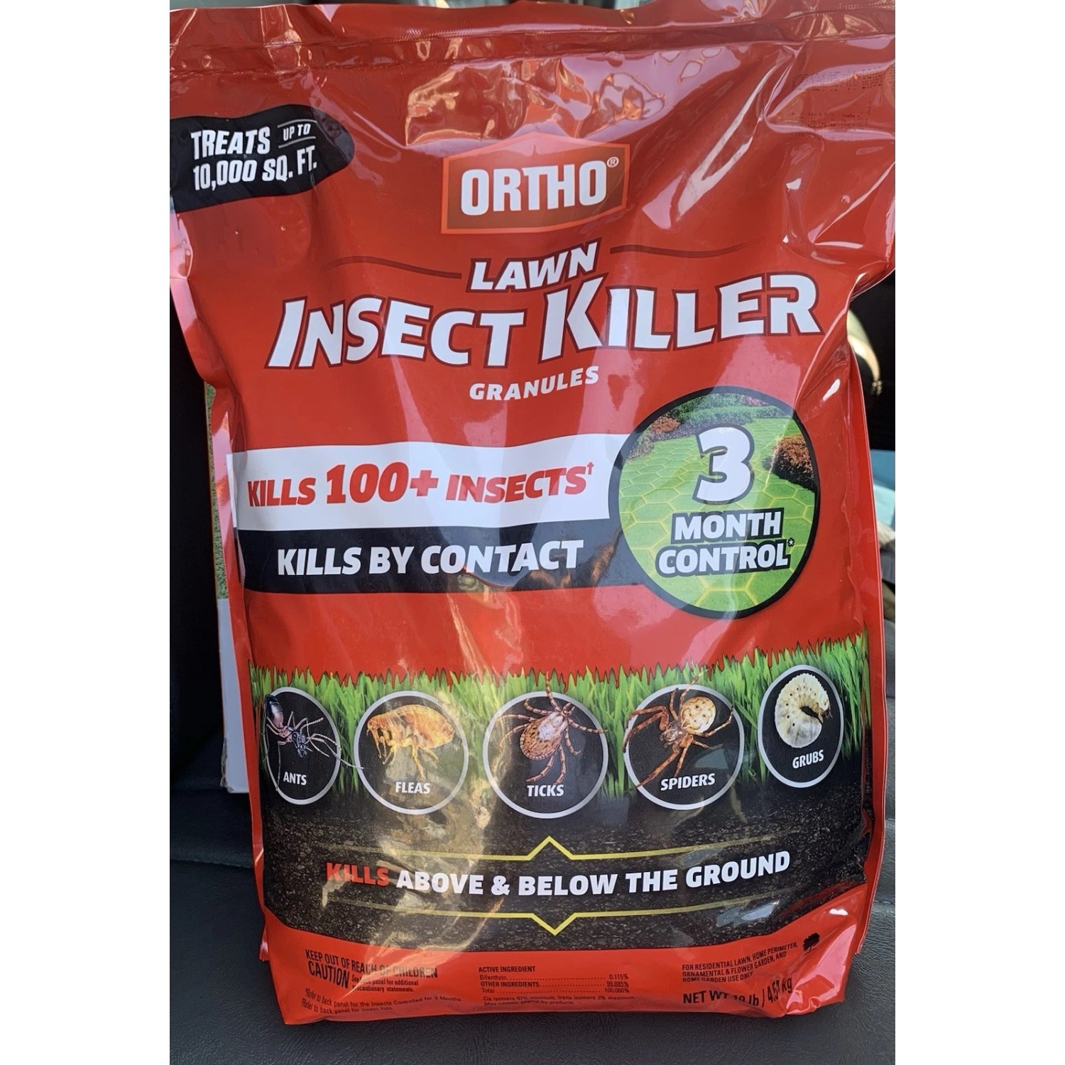 Ortho Lawn Insect Killer: Kills Above & Below Ground on Contact - 10lb ...