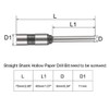 uxcell 6mm Paper Punch Drill, Straight Shank Hollow Bit Tool,