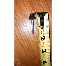 FastGrip 250pcs, #10 size 1.378 Metal Roofing Screws  Color Black