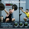Home Gym Timer, 12'' Interval Workout Clock with Seconds |