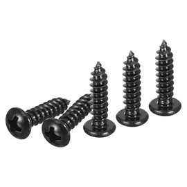 DTGN #8x5/8 Phillips Pan Head Self-Tapping Screw - 25Pack - Bright Finish 304 Stainless Steel Sheet Metal Screws Wood Screws