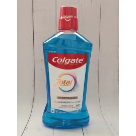 Colgate Total Alcohol Free Mouthwash, Peppermint, 33.8 fl oz, Exp: 05-2027