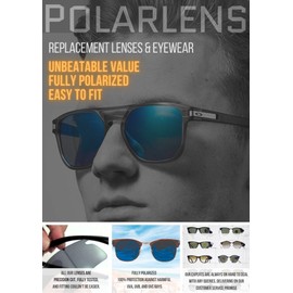 POLARLENS Polarized Replacement Lenses for Oakley Holbrook - Compatible with Oakley Holbrook Sunglasses, 24 carat gold