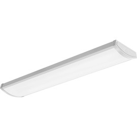 Lithonia Lighting 4-Foot FML4W 10-Inch Wide Housing 4000K Cool White LED Wraparound 5000LM with 0-10 Volt Dimming, White (FML4W 48 5000LM 840 ZT MVOLT)