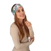 Brand elia Elastic Hair Band/Headband with Flower Pattern. Lady Sport