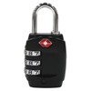 Firearms Safety Devices Corporation FSDC-TSA747RCB 3 Dial Steel Shackle Combo
