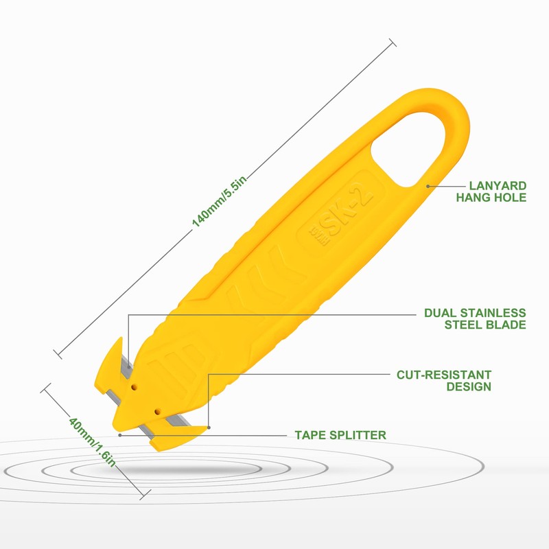 Box Cutter Safety Knife T TOVIA 100 Pcs Utility Cutter