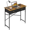DAOUTIME Small Writing Desk for Kids Bedroom, 31.5 Inch Computer
