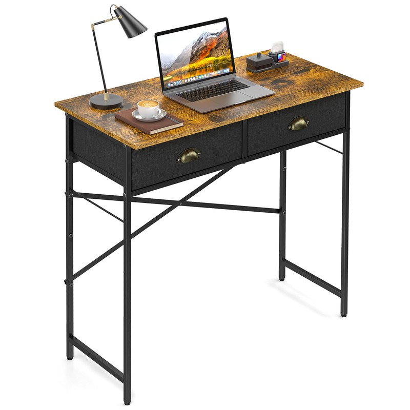 DAOUTIME Small Writing Desk for Kids Bedroom, 31.5 Inch Computer