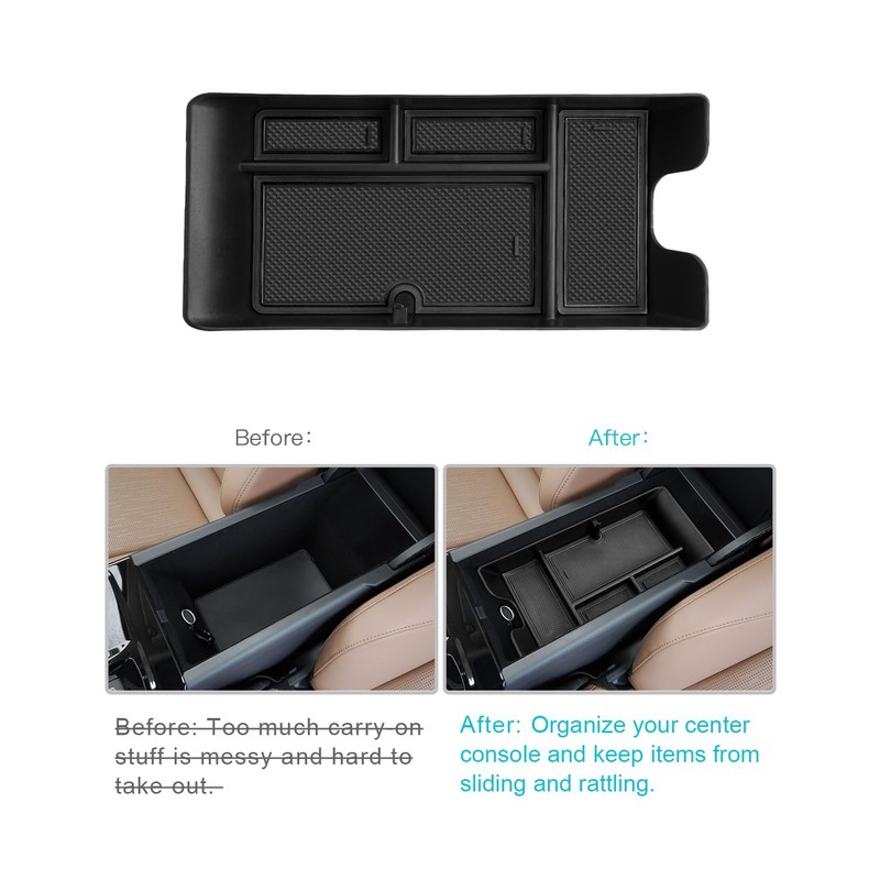CDEFG for 2025 2026 Camry Center Console Organizer Accessory Tray