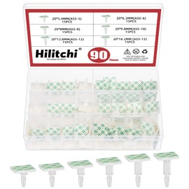 Hilitchi 90Pcs 0.21" 0.24" 0.31" 0.38" 0.5" 0.63" Supporting Height Sticky PCB Spacer Assortment Kit Adhesive Insulated Standoffs Insulated PCB Spacer Adhesive Standoffs for PCB PC Board Support