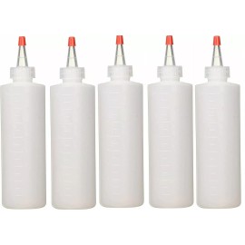 soft n style 5 Applicator Bottles 16 oz with Yorker Cap and Measurring Scales in the mold NEW