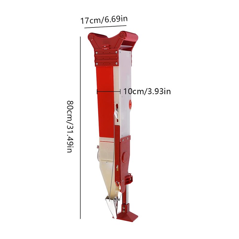 YIYIBYUS Handheld Corn Fertilizer Applicator Tool,Adjustable Corn Peanut Seed Fertilizer,