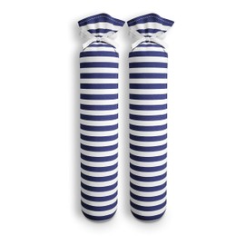 My Boot Trees - Boot Shaper Stands for Closet Organization - Keeps Them Shaped Properly - Many Patterns to Choose from - 1 Pair (Blue & White Stripes)