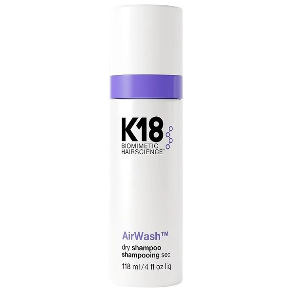 K18 AirWash™ Dry Shampoo, Non-Aerosol, Balances Scalp & Controls Excess